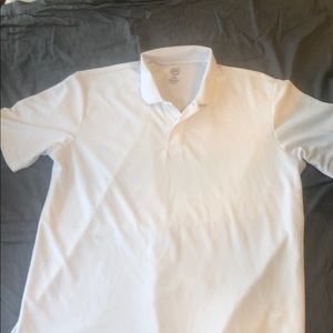 Wonder nation  white polo 100% polyester